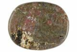 1.7" Polished Rhodonite Flat Pocket Stones - Photo 3